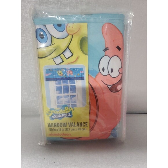 Spongebob Squarepants Window Valance 50" x 17" NEW - Picture 1 of 3